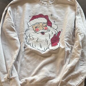 Living Fully Co Santa Sweatshirt
